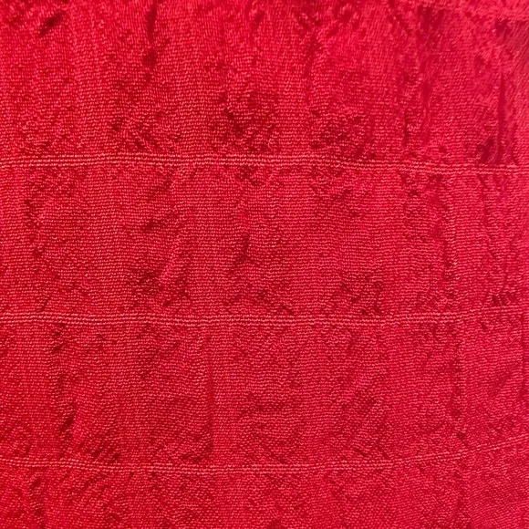 NWT Trixxi Printed Red Ruffled Fit & Flare Dress, Size S, MSRP‎ $59 - Picture 6 of 9